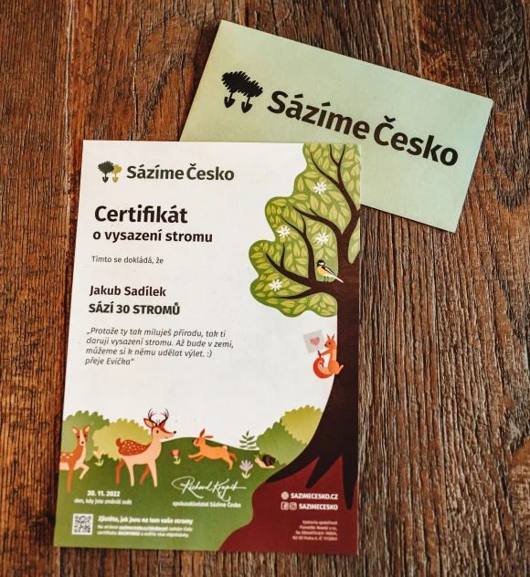 Dárkový certifikát