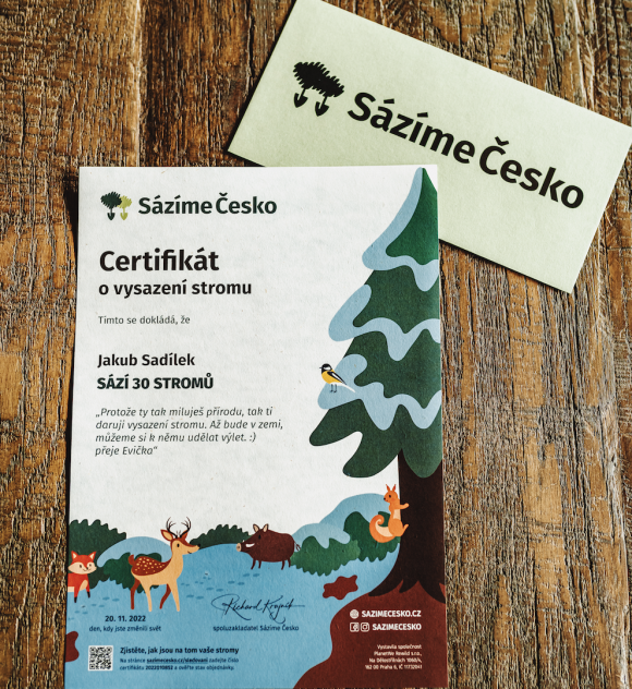 Dárkový certifikát